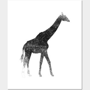 Giraffe T-shirt Posters and Art